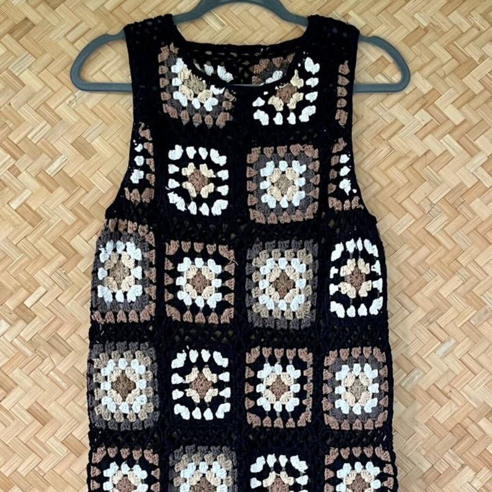Crochet Shift Dress